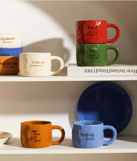 MH Mariposa Elegant Ceramic Coffee Set Birthday Gift from MH