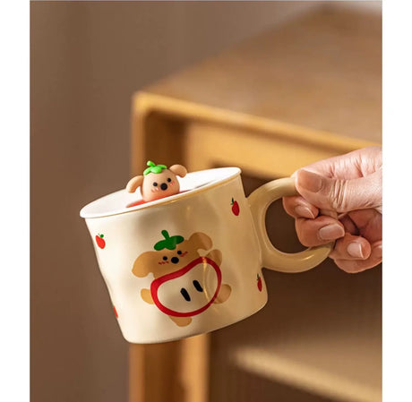 MH Santiago Unique Animal Designs Ceramic Cup Cover from MH