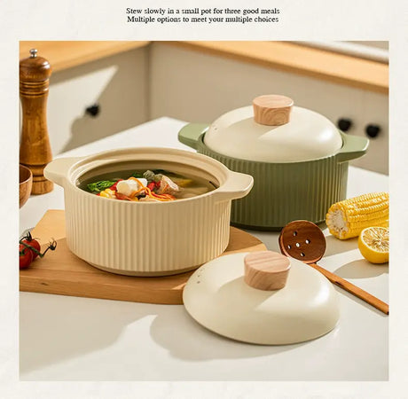 MH Sanzhi High-Temperature Ceramic Casserole Pot from MH