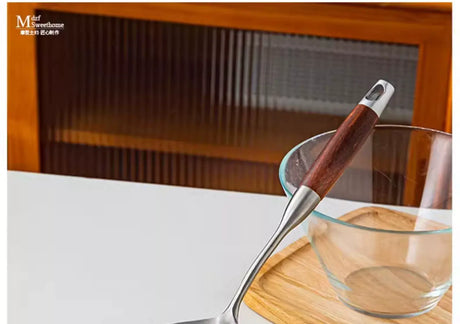 MH Seraphina Elegant 304-Stainless Steel Noodle & Frying Spoon Set from MH