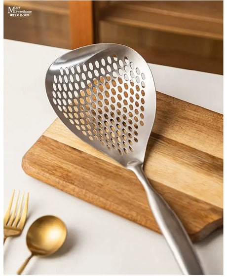 MH Seraphina Elegant 304-Stainless Steel Noodle & Frying Spoon Set from MH