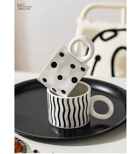 MH Taobao Elegant Insulated Glass Coffee Cup from MH