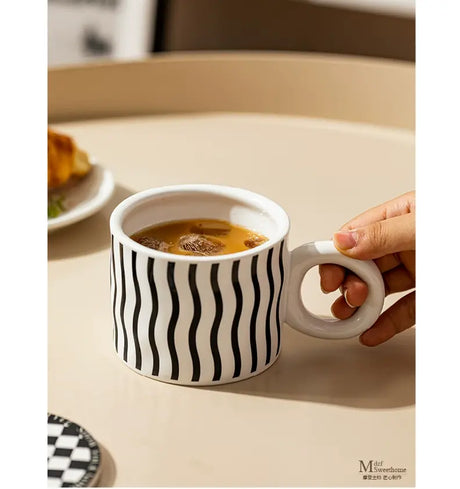 MH Taobao Elegant Insulated Glass Coffee Cup from MH