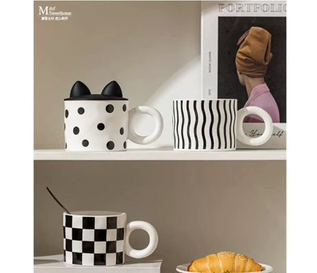 MH Taobao Elegant Insulated Glass Coffee Cup from MH