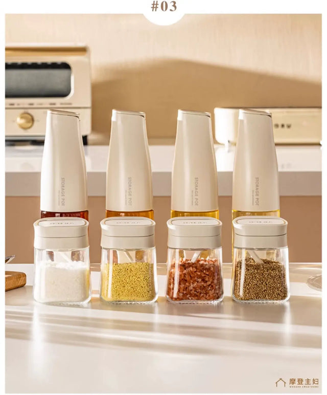 MH Valencia Sophia Elegant Kitchen Set Seasoning Pots from MH