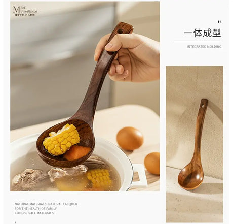 MH Yamaguchi Hana Sleek Ergonomic Wooden Spoon from MH