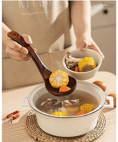MH Yamaguchi Hana Sleek Ergonomic Wooden Spoon from MH