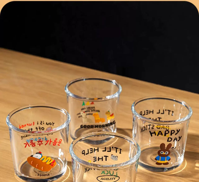 MH Zephyrine Elegant Animal Party Glass Coffee Cup from MH