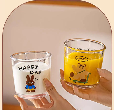 MH Zephyrine Elegant Animal Party Glass Coffee Cup from MH