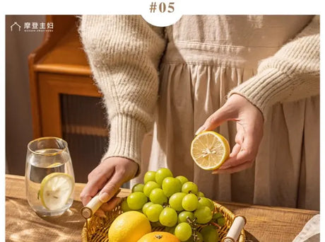 MH Zoriana Chic Imitation Rattan Fruit Plate Home Basket from MH