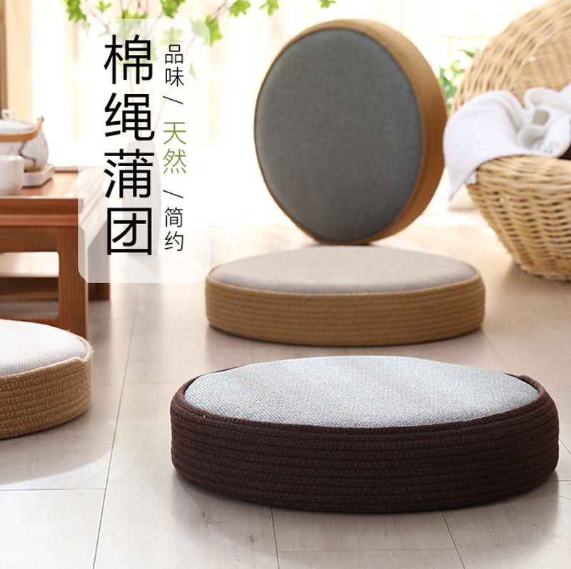 MINGHUA Aomori Cozy Round Tatami Cushion from MINGHUA