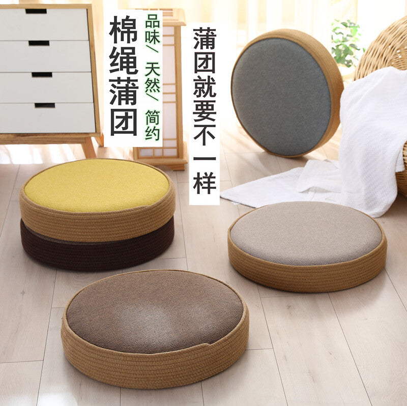MINGHUA Aomori Cozy Round Tatami Cushion from MINGHUA