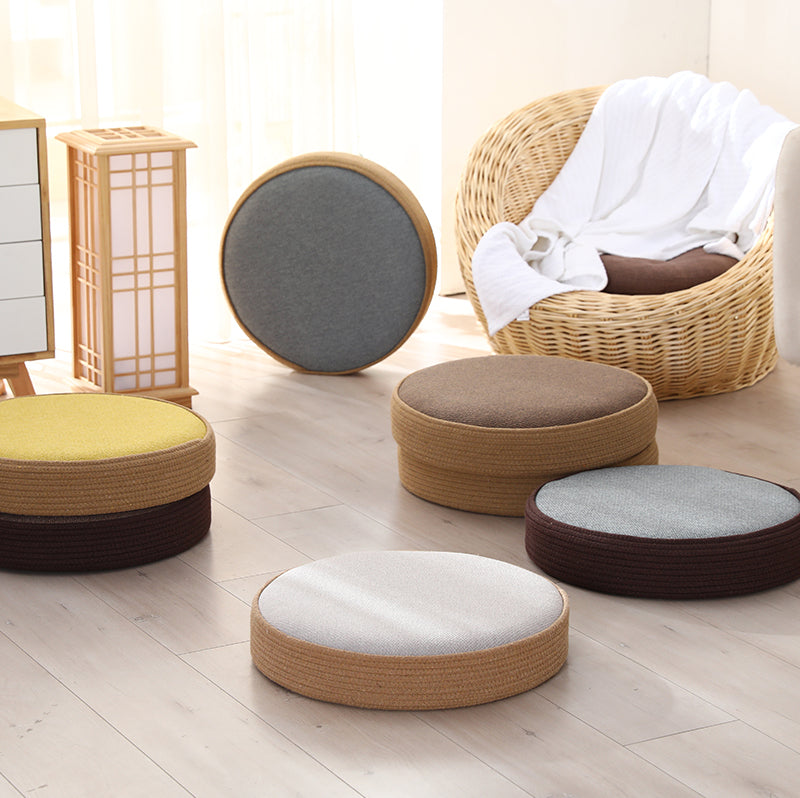 MINGHUA Aomori Cozy Round Tatami Cushion from MINGHUA