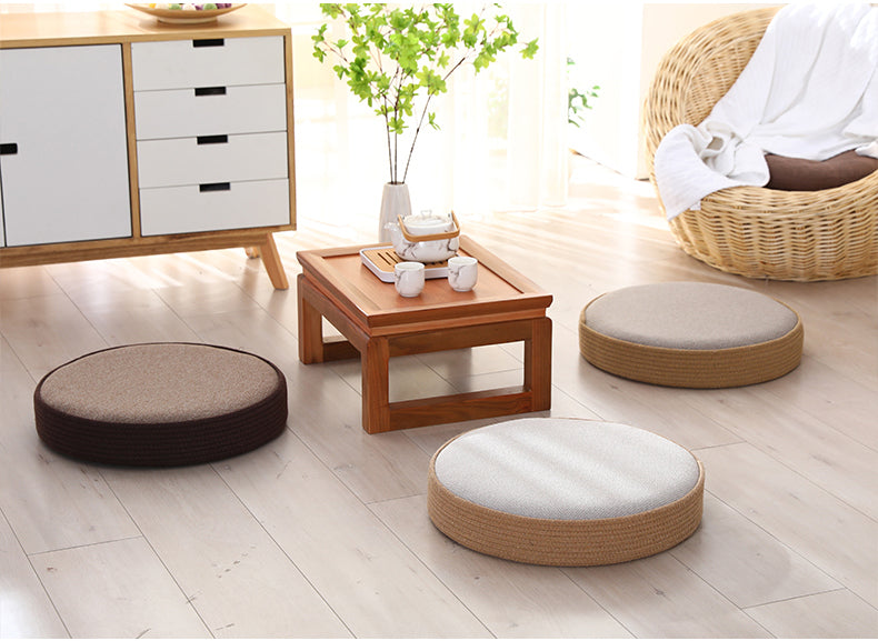 MINGHUA Aomori Cozy Round Tatami Cushion from MINGHUA