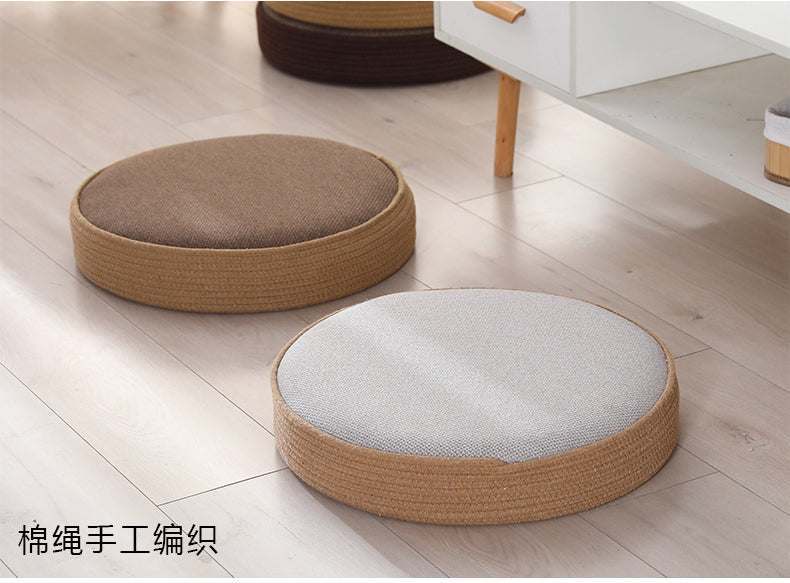 MINGHUA Aomori Cozy Round Tatami Cushion from MINGHUA