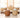 MINGHUA Isadora Elegant Solid Wood Round Stool from MINGHUA