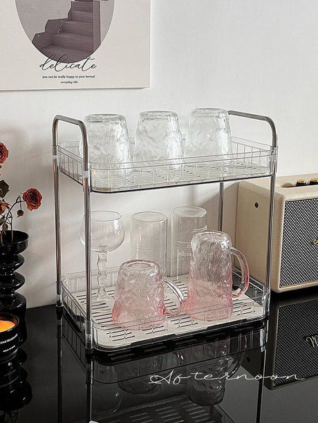 MI XIAOXIAO Aisling Elegant Double-Layer Cup Storage System from MI XIAOXIAO