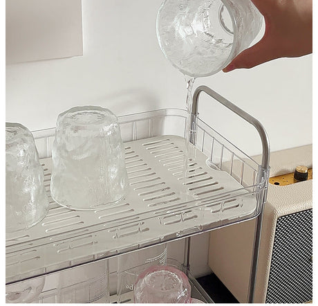 MI XIAOXIAO Aisling Elegant Double-Layer Cup Storage System from MI XIAOXIAO
