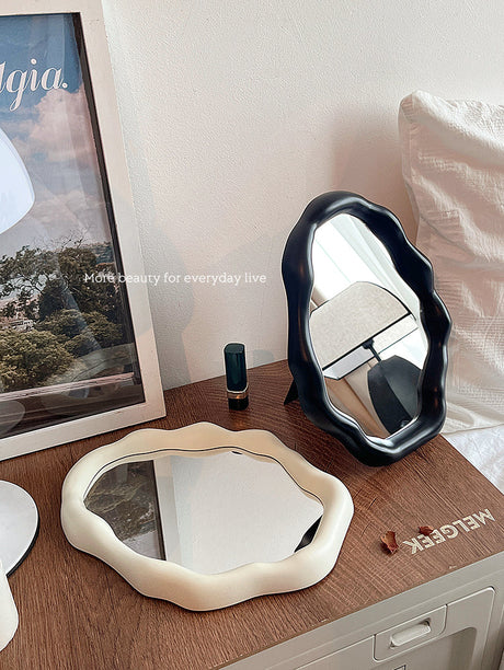 MI XIAOXIAO Amaya Elegant Compact Mirror - Standable Desktop Makeup Type from MI XIAOXIAO