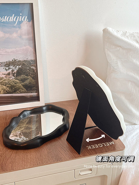 MI XIAOXIAO Amaya Elegant Compact Mirror - Standable Desktop Makeup Type from MI XIAOXIAO