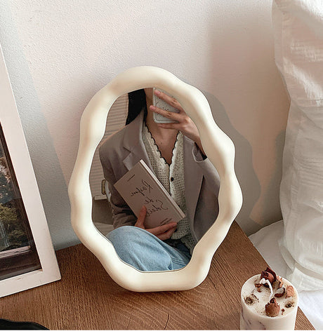MI XIAOXIAO Amaya Elegant Compact Mirror - Standable Desktop Makeup Type from MI XIAOXIAO