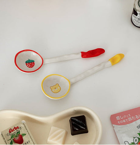 MI XIAOXIAO Haruka Artisan Hand-Painted Spoon Set from MI XIAOXIAO