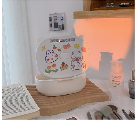 MI XIAOXIAO Juniper Compact Folding Mirror Storage Table from MI XIAOXIAO