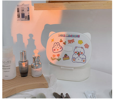 MI XIAOXIAO Juniper Compact Folding Mirror Storage Table from MI XIAOXIAO
