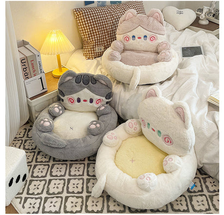 MI XIAOXIAO Kiyoshi Cozy Cartoon Floor Cushion from MI XIAOXIAO