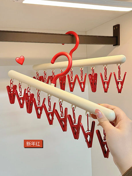 MI XIAOXIAO Santiago Adjustable Multi-Clip Drying Rack from MI XIAOXIAO