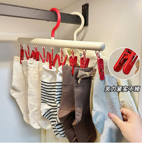 MI XIAOXIAO Santiago Adjustable Multi-Clip Drying Rack from MI XIAOXIAO