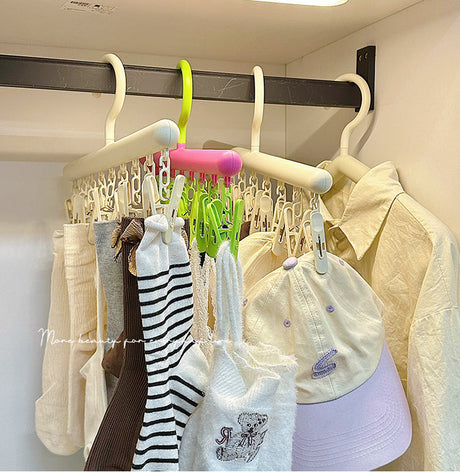 MI XIAOXIAO Santiago Adjustable Multi-Clip Drying Rack from MI XIAOXIAO