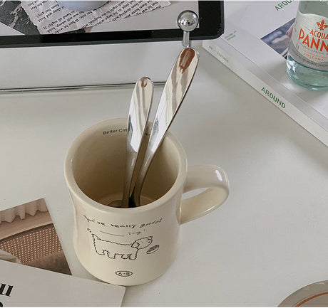 MI XIAOXIAO Santiago Ergonomic Long-Handle Spoon from MI XIAOXIAO