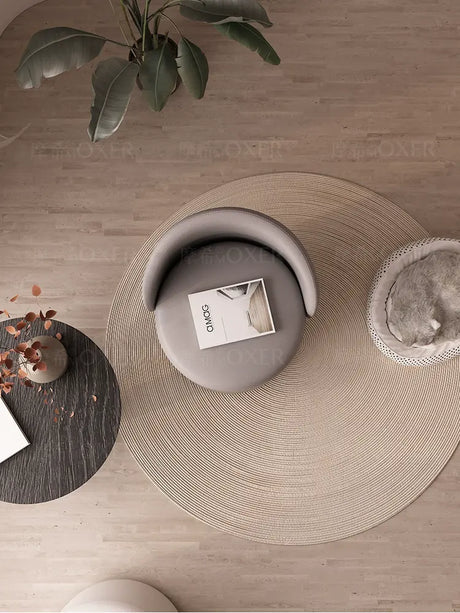 MOXER Araceli Elegant Leather Makeup Stool from MOXER