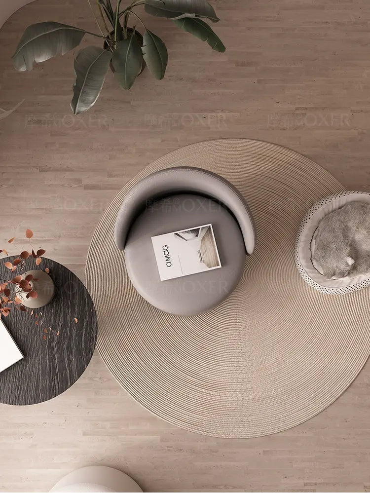 MOXER Araceli Elegant Leather Makeup Stool from MOXER