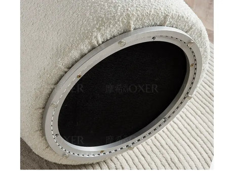 MOXER Araceli Elegant Leather Makeup Stool from MOXER
