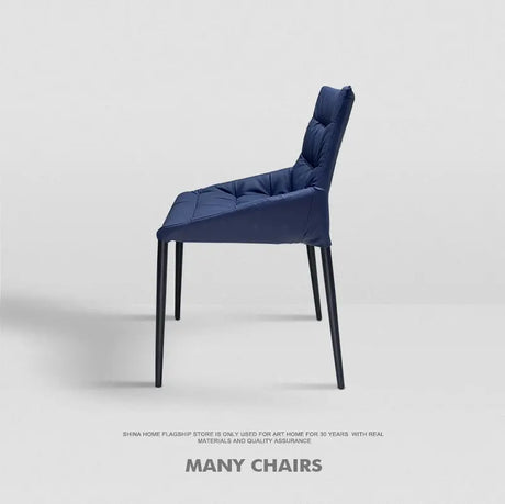 MOXER Aranella Sleek Contemporary Leather Dining Chair from MOXER
