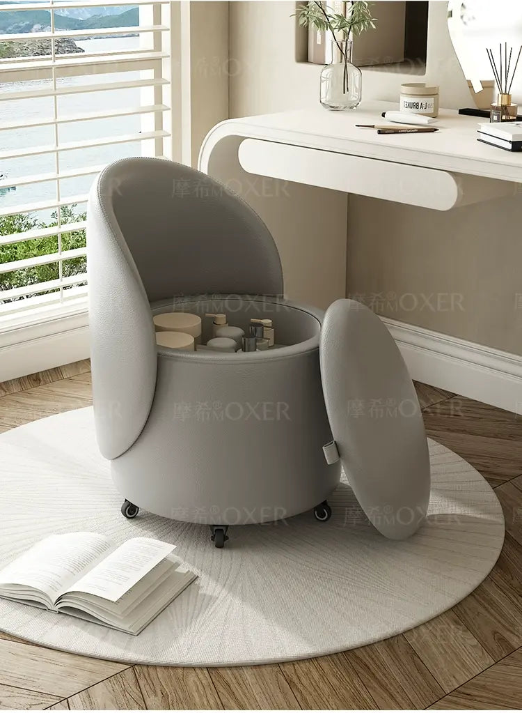 MOXER Aria Luxury Movable Makeup Stool from MOXER