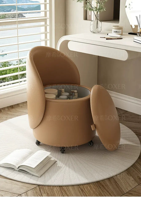 MOXER Aria Luxury Movable Makeup Stool from MOXER