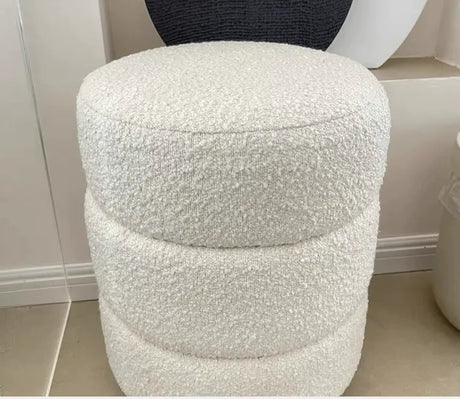 MOXER Astraea Elegant Round Makeup Stool from MOXER
