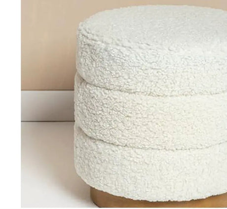 MOXER Astraea Elegant Round Makeup Stool from MOXER