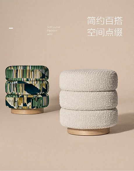 MOXER Astraea Elegant Round Makeup Stool from MOXER