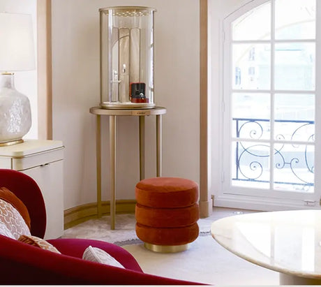 MOXER Astraea Elegant Round Makeup Stool from MOXER