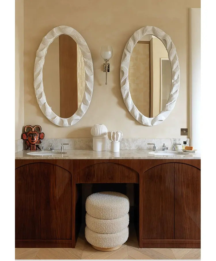 MOXER Astraea Elegant Round Makeup Stool from MOXER