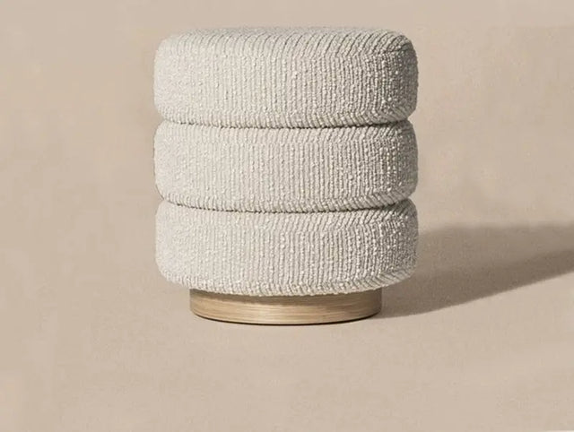 MOXER Astraea Elegant Round Makeup Stool from MOXER