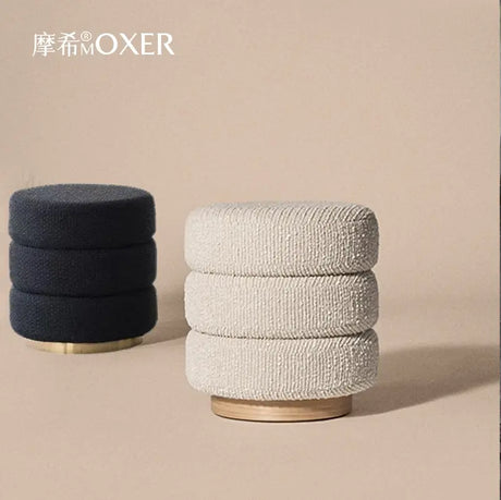 MOXER Astraea Elegant Round Makeup Stool from MOXER