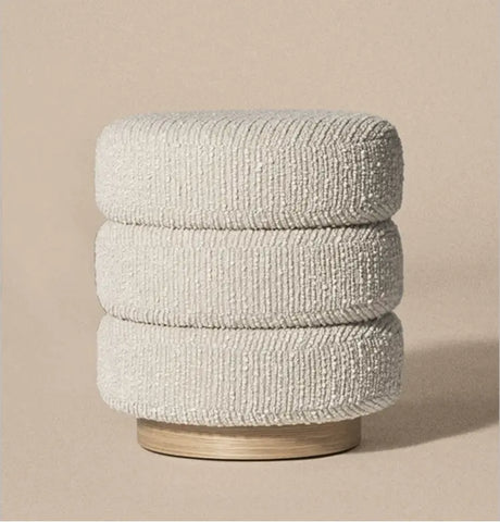 MOXER Astraea Elegant Round Makeup Stool from MOXER