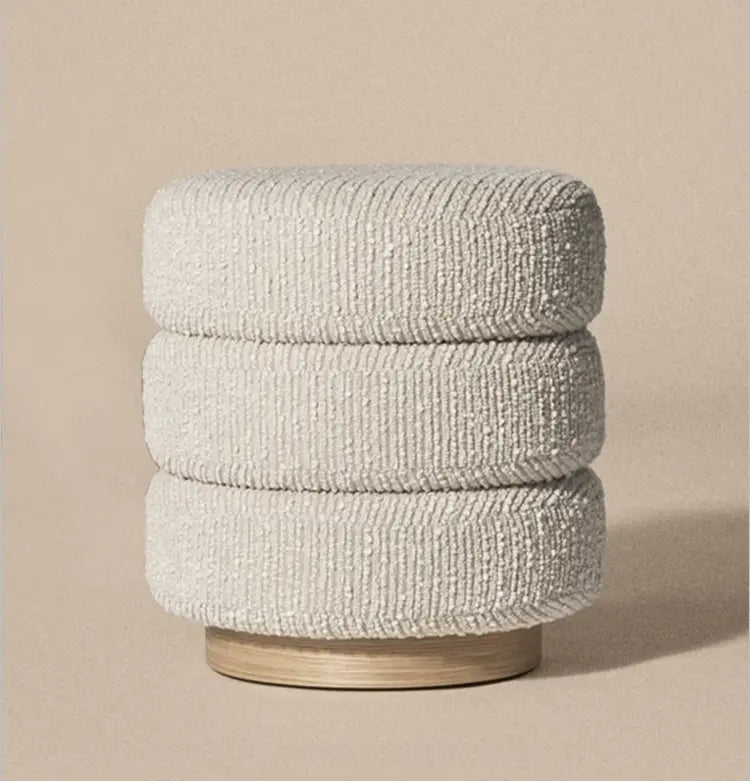 MOXER Astraea Elegant Round Makeup Stool from MOXER