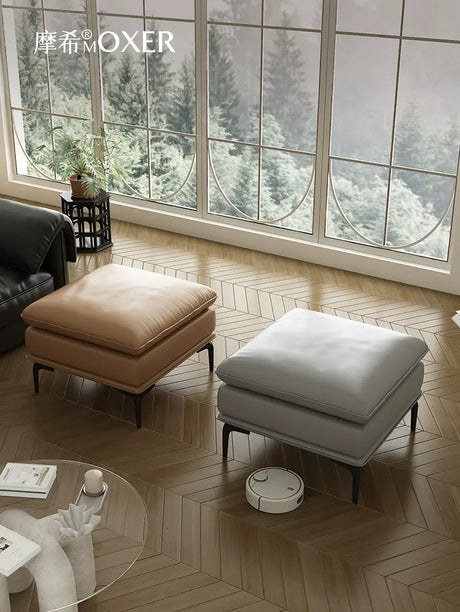 MOXER Caledonia Luxurious Compact Low Stool Footstool from MOXER