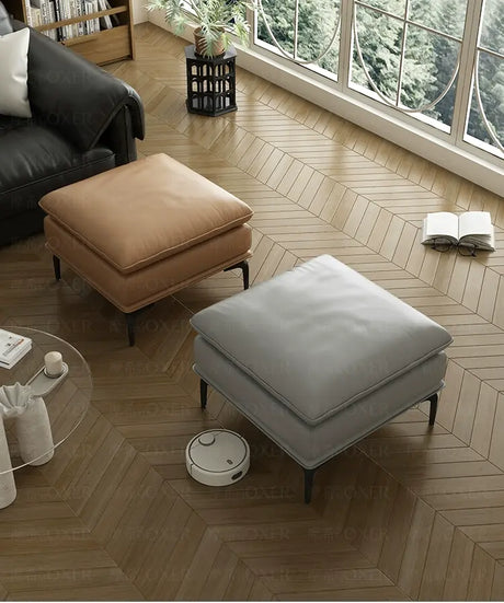 MOXER Caledonia Luxurious Compact Low Stool Footstool from MOXER
